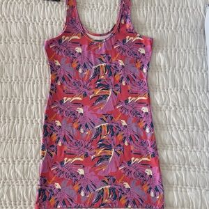 Salt Life Tropical Pink and Purple Mini Dress